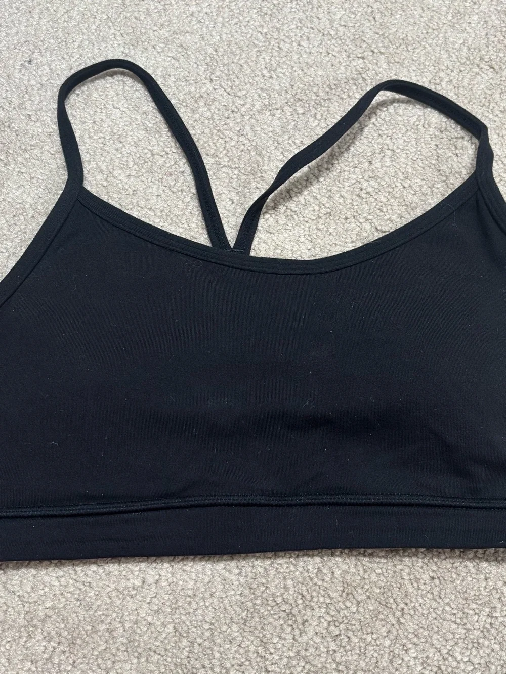 Lot of 4 Lululemon Black and Gray Sports Bras 3 size 10 1 size 8